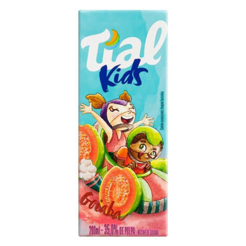 Suco Néctar de Goiaba Tial Kids 200ml - 24 Unidades